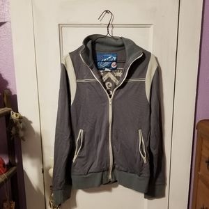 Guess Sportwear Men's Petite Gray Zipper Jacket